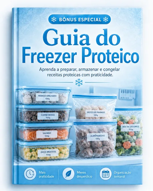 Capa do bônus Guia do Freezer Proteico