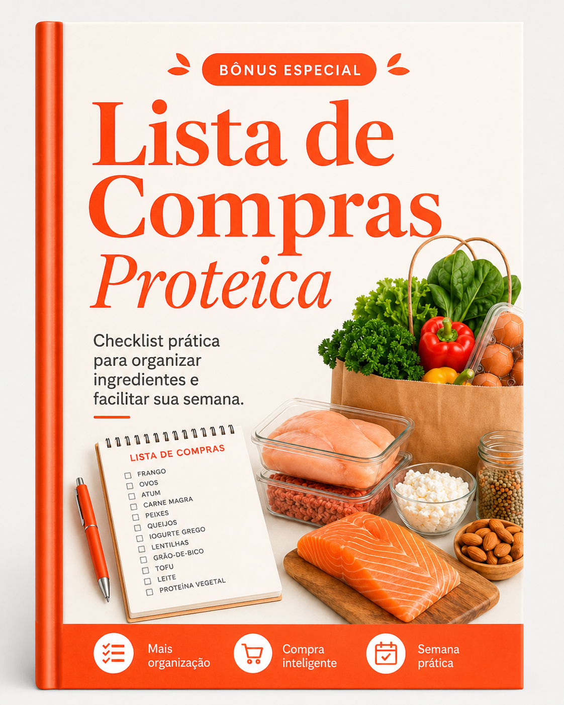 Capa do bônus Lista de Compras Proteica