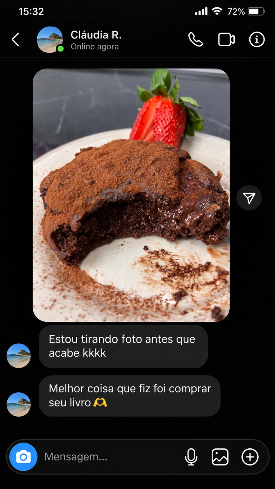 Depoimento de cliente sobre as receitas proteicas 6