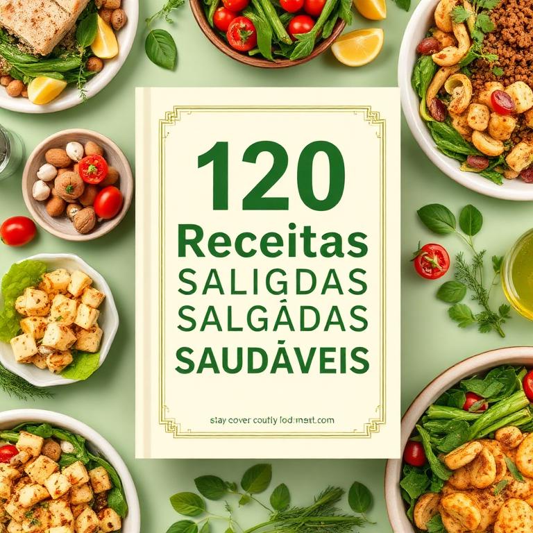 +120 Receitas Salgadas Saudáveis